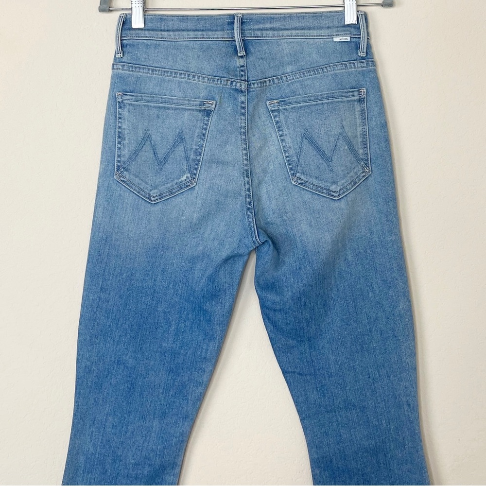 MOTHER The Stunner Ankle Fray Button Fly in Hit the Jackpot Wash - Picture 9 of 16